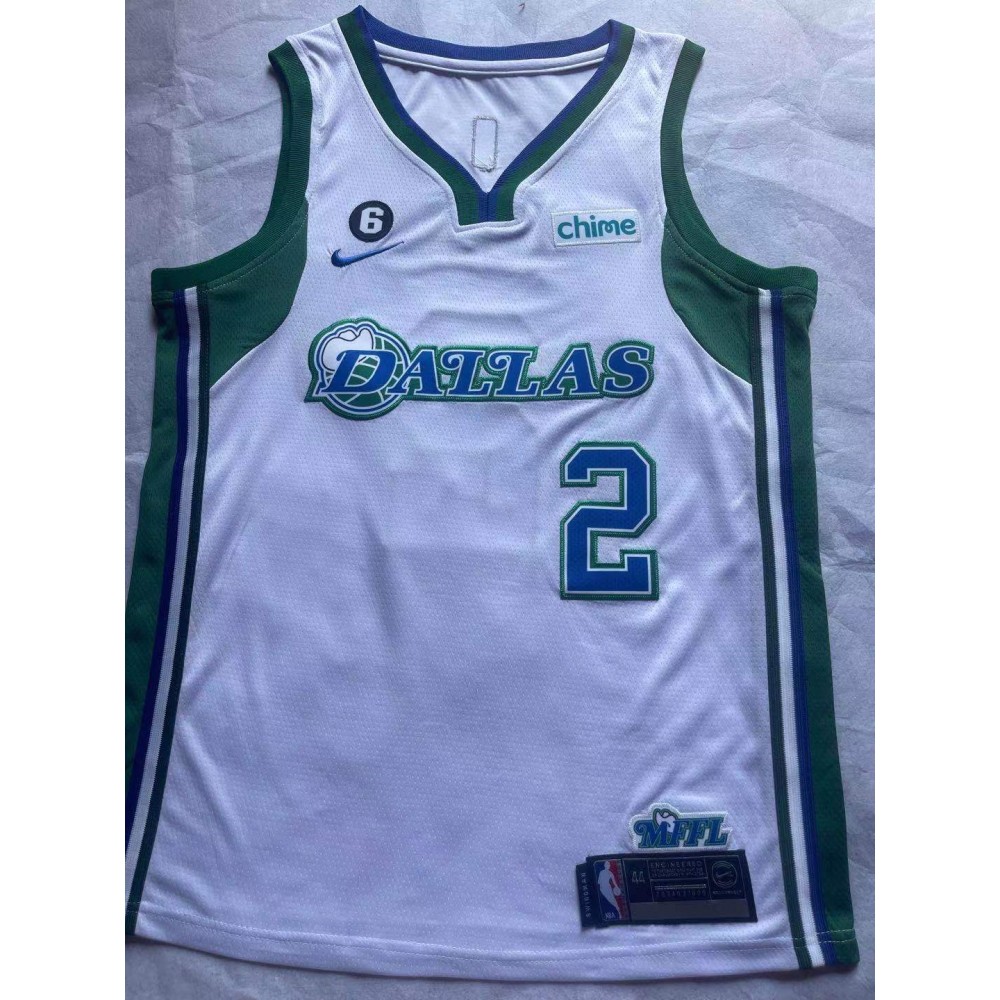 Camiseta Kyrie Irving #2 Dallas Mavericks Blanco Camiseta Kyrie Irving #2 Dallas Mavericks Blanco