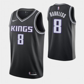 Camiseta Maurice Harkless #8 Sacramento Kings Negro