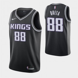 Camiseta Neemias Queta #88 Sacramento Kings Negro