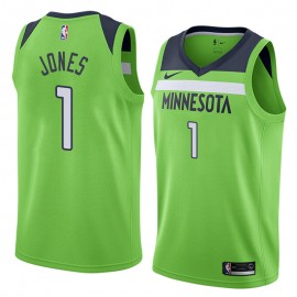Camiseta Tyus Jones #1 Minnesota Timberwolves Verde
