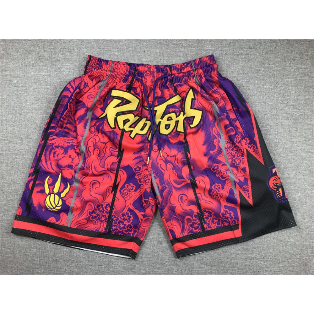 Pantalón Corto De Bolsillo Toronto Raptors Púrpura Edición Tigre Pantalón Corto De Bolsillo Toronto Raptors Púrpura Edición Tigre
