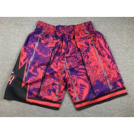 Pantalón Corto De Bolsillo Toronto Raptors Púrpura Edición Tigre Pantalón Corto De Bolsillo Toronto Raptors Púrpura Edición Tigre