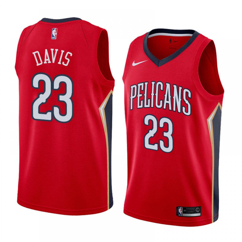 Camiseta Anthony Davis #23 New Orleans Pelicans Rojo Camiseta Anthony Davis #23 New Orleans Pelicans Rojo