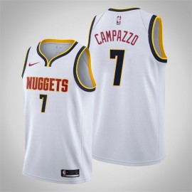 Camiseta Facundo Campazzo #7 Denver Nuggets Blanco City Edition