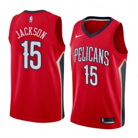 Camiseta Frank Jackson #15 New Orleans Pelicans Rojo