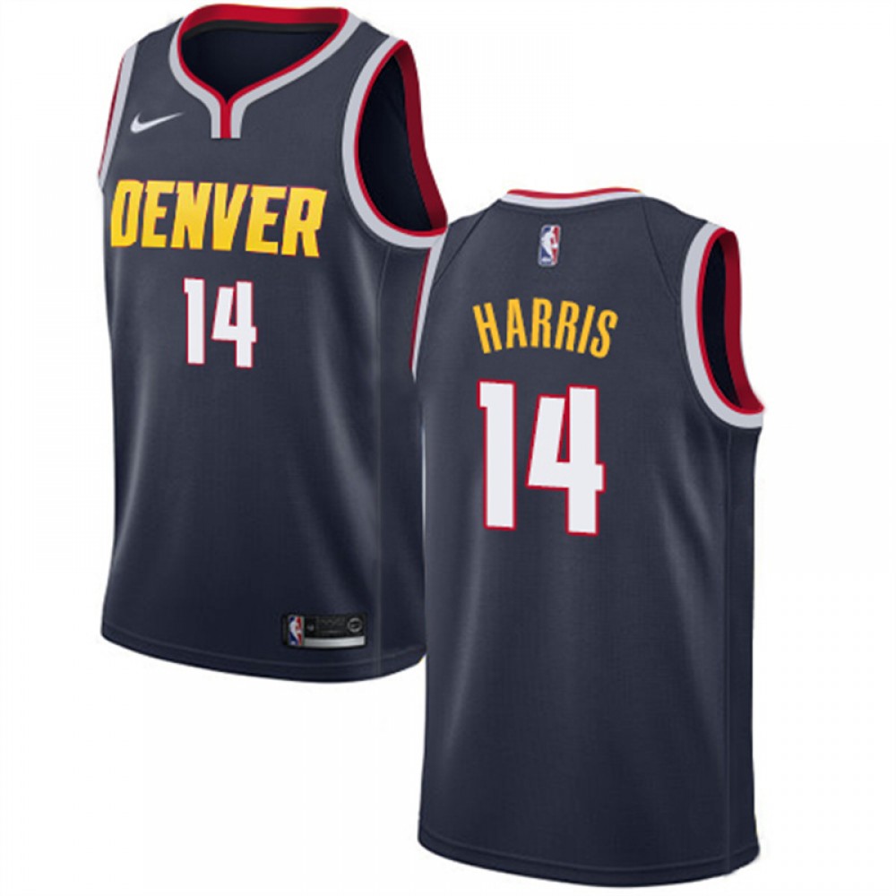 Camiseta Gary Harris #14 Denver Nuggets Azul Oscuro Camiseta Gary Harris #14 Denver Nuggets Azul Oscuro