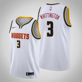 Camiseta Greg Whittington #3 Denver Nuggets Blanco City Edition