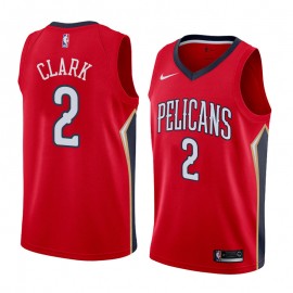 Camiseta Ian Clark #2 New Orleans Pelicans Rojo
