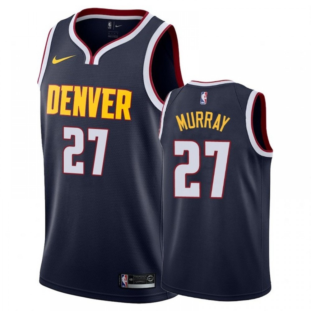 Camiseta Jamal Murray #27 Denver Nuggets Azul Oscuro Camiseta Jamal Murray #27 Denver Nuggets Azul Oscuro