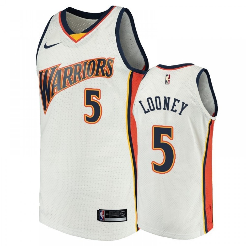 Camiseta Kevon Looney #5 Golden State Warriors Blanco Camiseta Kevon Looney #5 Golden State Warriors Blanco