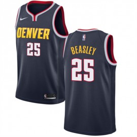 Camiseta Malik Beasley #25 Denver Nuggets Azul Oscuro