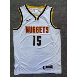 Camiseta Nikola Jokić #15 Denver Nuggets Blanco City Edition