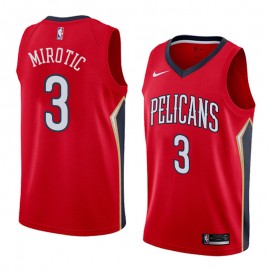 Camiseta Nikola Mirotic #3 New Orleans Pelicans Rojo