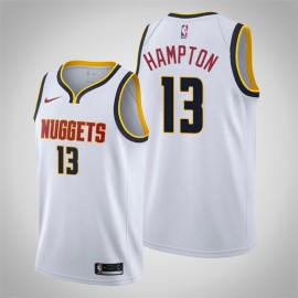 Camiseta R.J. Hampton #13 Denver Nuggets Blanco City Edition
