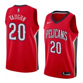 Camiseta Rashad Vaughn #20 New Orleans Pelicans Rojo