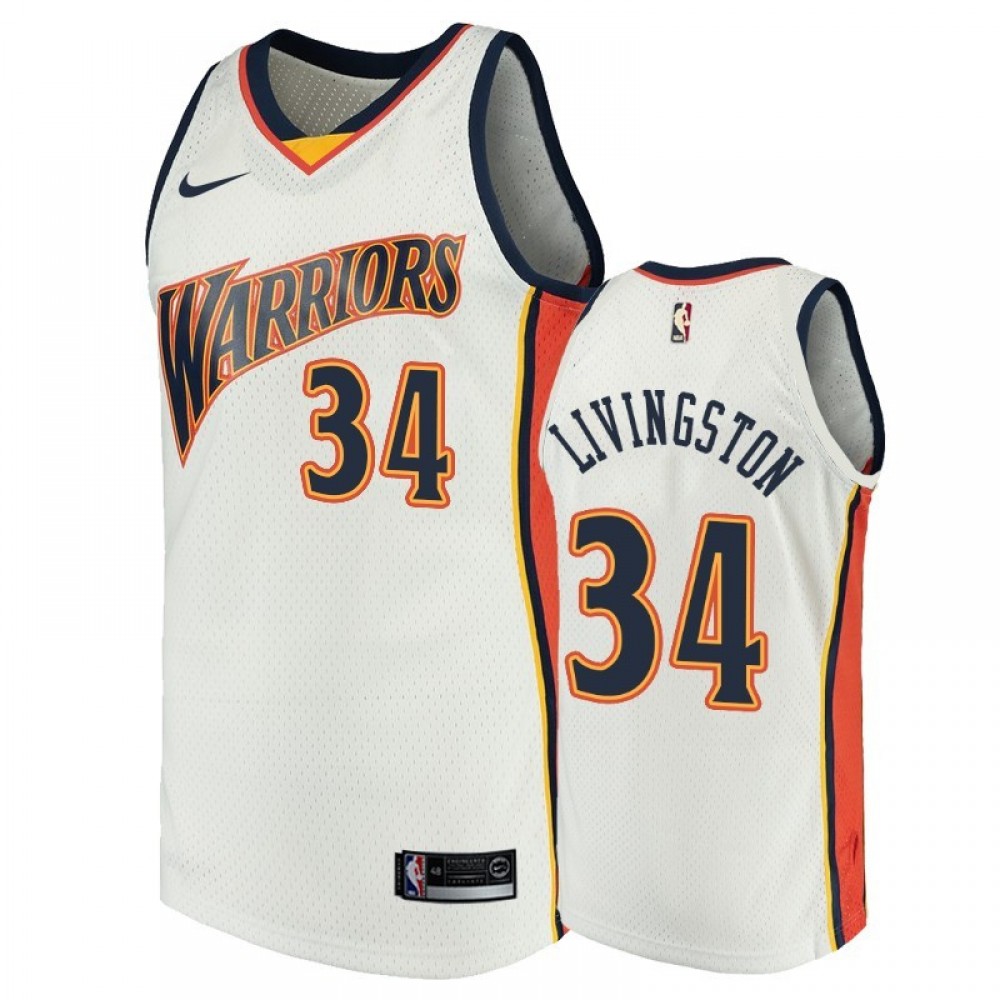Camiseta Shaun Livingston #34 Golden State Warriors Blanco