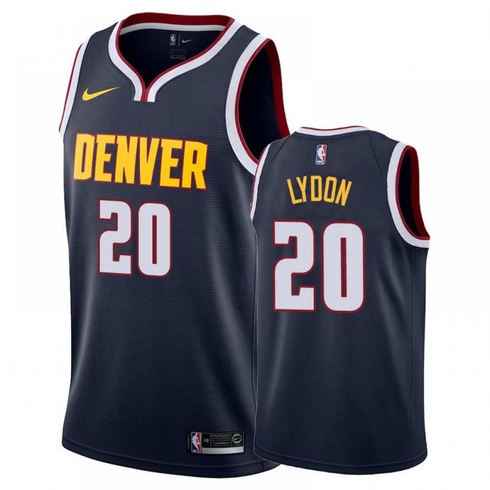 Camiseta Tyler Lydon #20 Denver Nuggets Azul Oscuro Camiseta Tyler Lydon #20 Denver Nuggets Azul Oscuro