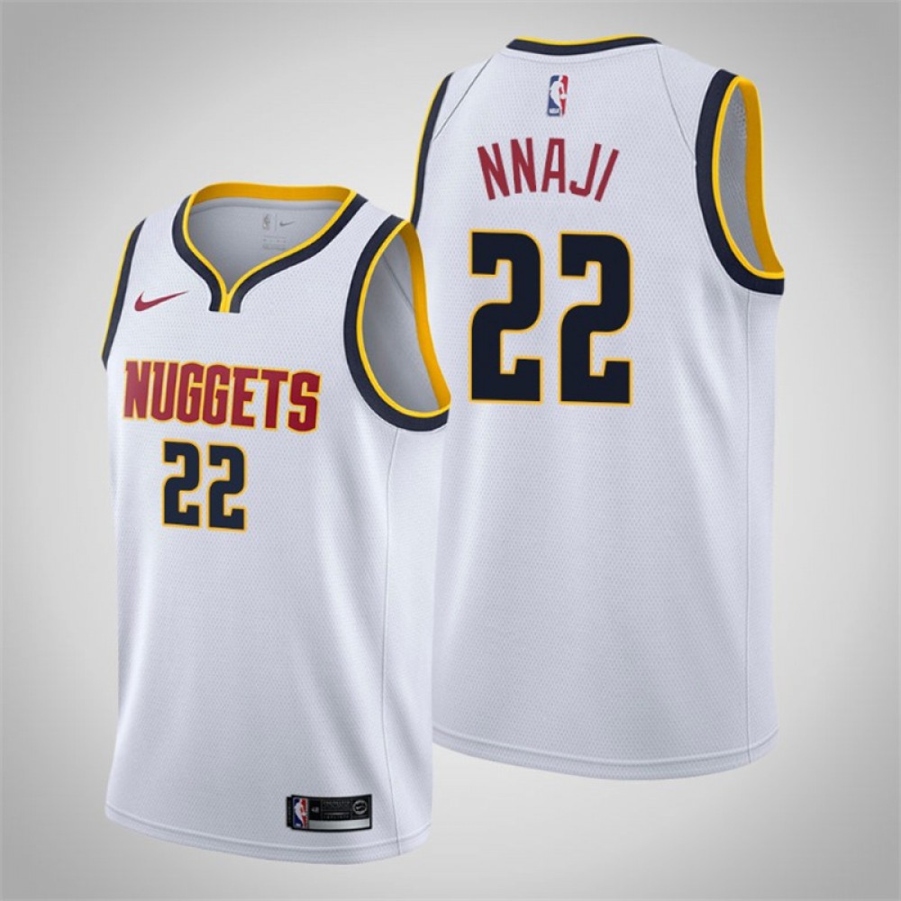 Camiseta Zeke Nnaji #22 Denver Nuggets Blanco City Edition Camiseta Zeke Nnaji #22 Denver Nuggets Blanco City Edition