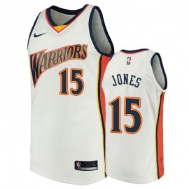 Camiseta Damian Jones #15 Golden State Warriors Blanco