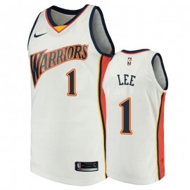 Camiseta Damion Lee #1 Golden State Warriors Blanco