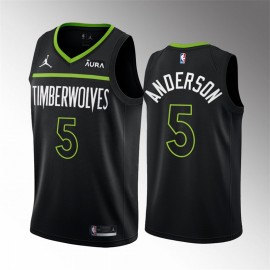 Camiseta Kyle Anderson #5 Minnesota Timberwolves 2023 Negro Statement Edition
