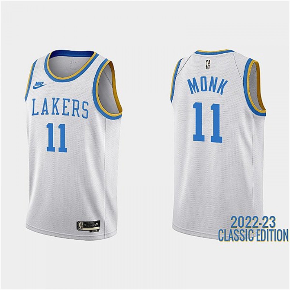 Camiseta Malik Monk #11 Los Angeles Lakers 2023 Blanco Classic Edition Camiseta Malik Monk #11 Los Angeles Lakers 2023 Blanco Classic Edition