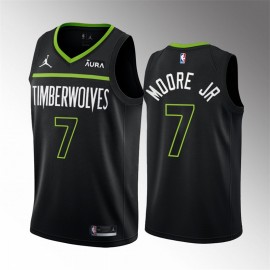 Camiseta Wendell Moore Jr. #7 Minnesota Timberwolves 2023 Negro Statement Edition