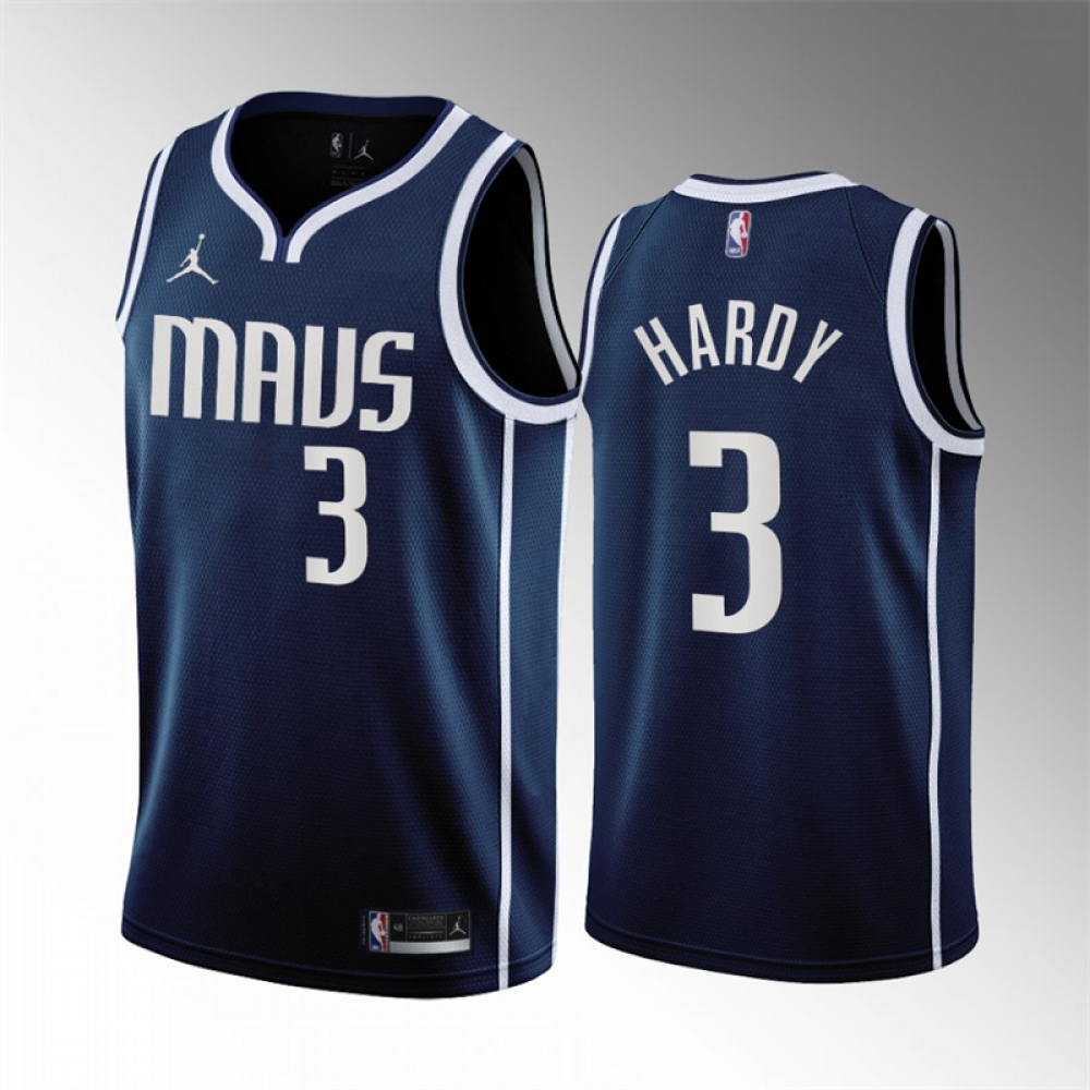 Camiseta Jaden Hardy #3 Dallas Mavericks 2023 Azul Statement Edition Camiseta Jaden Hardy #3 Dallas Mavericks 2023 Azul Statement Edition