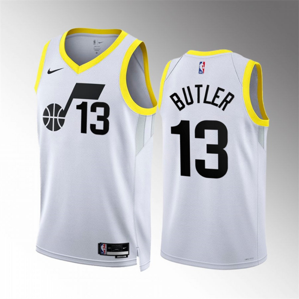Camiseta Jared Butler #13 Utah Jazz 2023 Blanco Camiseta Jared Butler #13 Utah Jazz 2023 Blanco