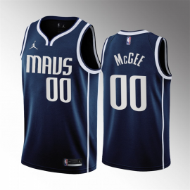 Camiseta JaVale McGee #00 Dallas Mavericks 2023 Azul Statement Edition
