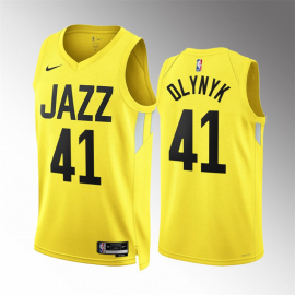Camiseta Kelly Olynyk #41 Utah Jazz 2023 Amarillo
