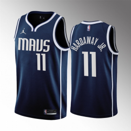 Camiseta Tim Hardaway Jr. #11 Dallas Mavericks 2023 Azul Statement Edition