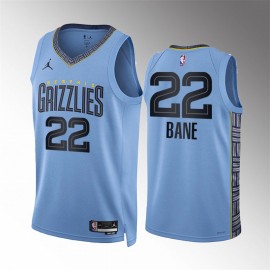 Camiseta Desmond Bane #22 Memphis Grizzlies 2023 Azul Statement Edition