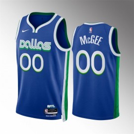 Camiseta Javale Mcgee #00 Dallas Mavericks 2023 Azul City Edition