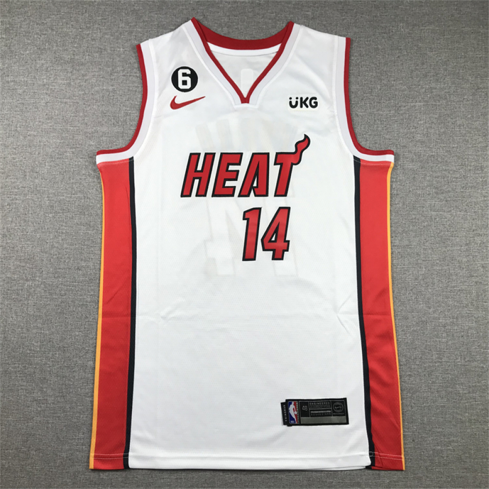 Camiseta Tyler Herro #14 Miami Heat Blanco Association Edition Camiseta Tyler Herro #14 Miami Heat Blanco Association Edition