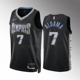 Camiseta Santi Aldama #7 Memphis Grizzlies 2023 Negro City Edition