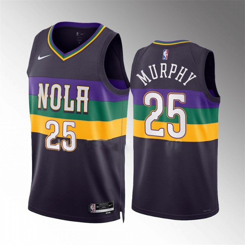 Camiseta Trey Murphy III #25 New Orleans Pelicans 2023 Púrpura City Edition Camiseta Trey Murphy III #25 New Orleans Pelicans 2023 Púrpura City Edition