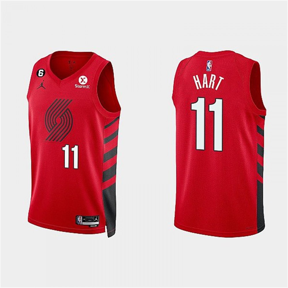 Camiseta Josh Hart #11 Portland Trail Blazers 2023 Rojo Statement Edition Camiseta Josh Hart #11 Portland Trail Blazers 2023 Rojo Statement Edition