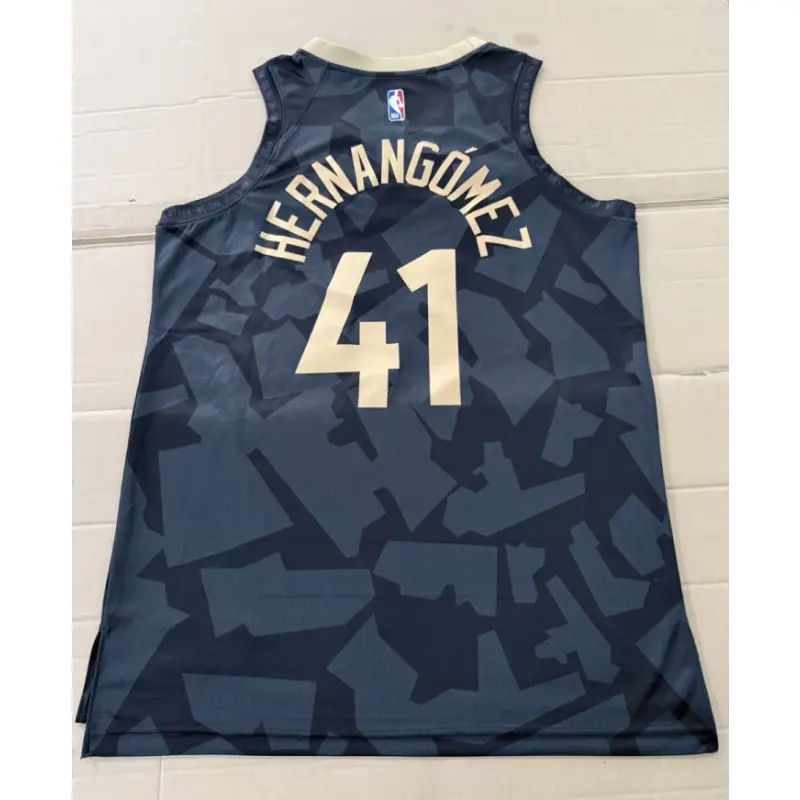 Camiseta Juancho Hernangómez #41 Toronto Raptors Negro City Edition