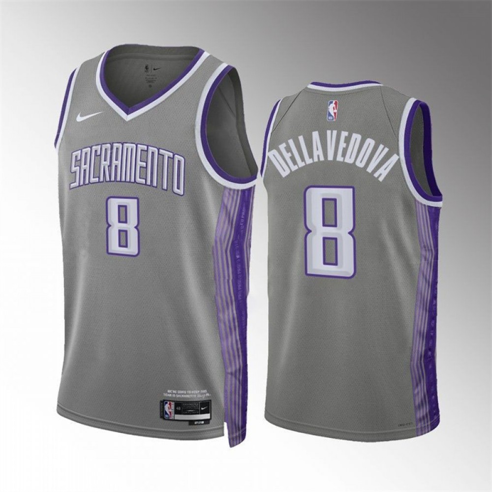Camiseta Matthew Dellavedova #8 Sacramento Kings 2023 Gris City Edition Camiseta Matthew Dellavedova #8 Sacramento Kings 2023 Gris City Edition