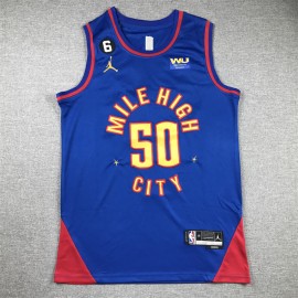 Camiseta Aaron Gordon #50 Denver Nuggets 2023 Azul Statement Edition