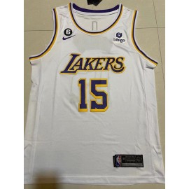 Camiseta Austin Reaves #15 Los Angeles Lakers 2023 Blanco City Edition