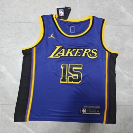 Camiseta Austin Reaves #15 Los Angeles Lakers 22/23 Púrpura Statement Edition