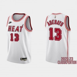 Camiseta Bam Adebayo #13 Miami Heat 22/23 Blanco Classic Edition