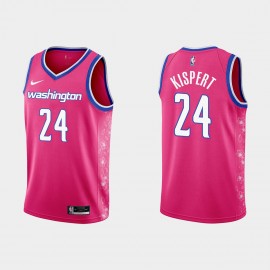 Camiseta Corey Kispert #24 Washington Wizards 22/23 Rosa City Edition