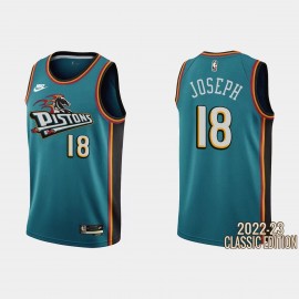 Camiseta Cory Joseph #18 Detroit Pistons 22/23 Verde Classic Edition