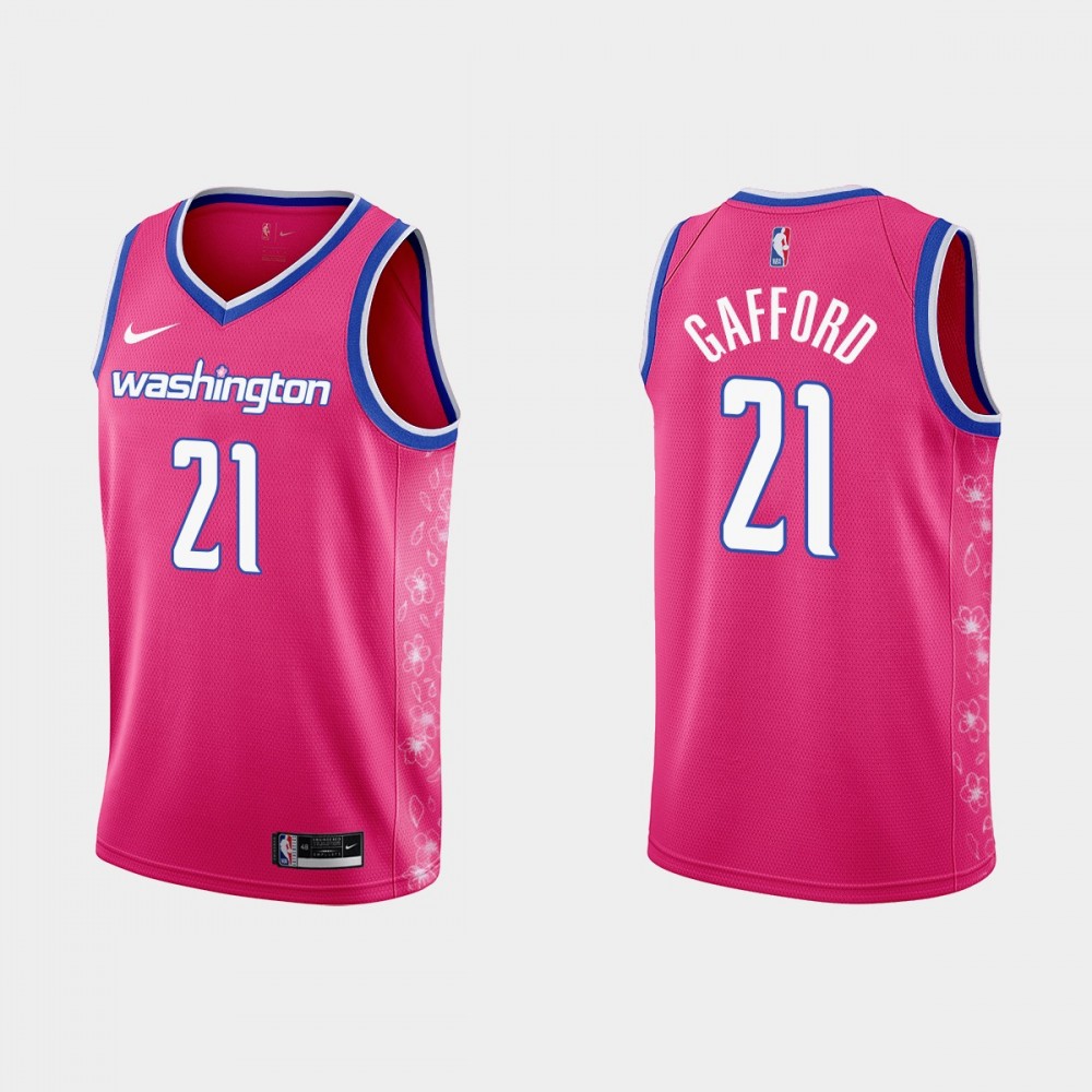 Camiseta Daniel Gafford #21 Washington Wizards 22/23 Rosa City Edition Camiseta Daniel Gafford #21 Washington Wizards 22/23 Rosa City Edition