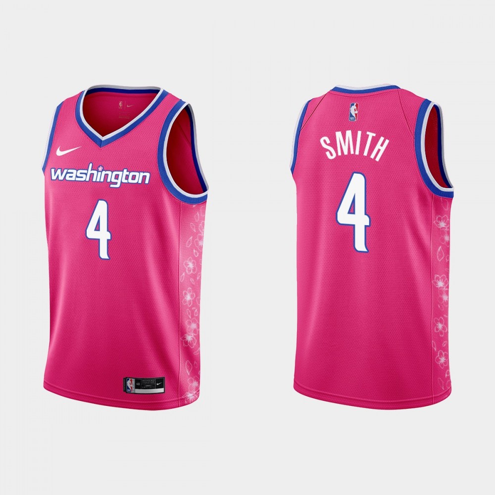 Camiseta Ish Smith #4 Washington Wizards 22/23 Rosa City Edition Camiseta Ish Smith #4 Washington Wizards 22/23 Rosa City Edition