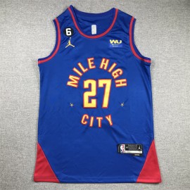 Camiseta Jamal Murray #27 Denver Nuggets 2023 Azul Statement Edition