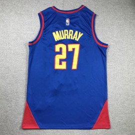 Camiseta Jamal Murray #27 Denver Nuggets 2023 Azul Statement Edition Camiseta Jamal Murray #27 Denver Nuggets 2023 Azul Statement Edition